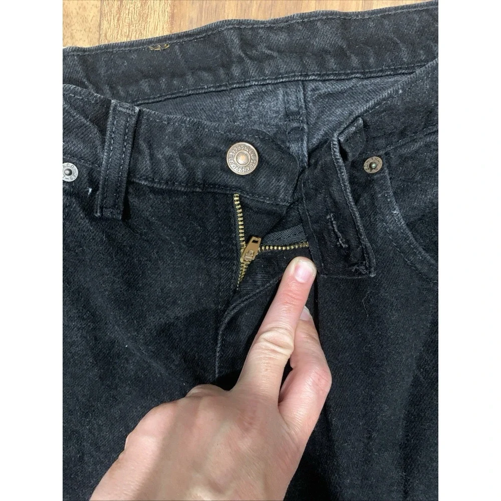 Vintage Early 90s - 80s Levi's Black Denim Jeans 560 30x30 Mens Relaxed Jeans